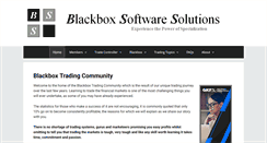 Desktop Screenshot of blackboxsoftwaresolutions.com
